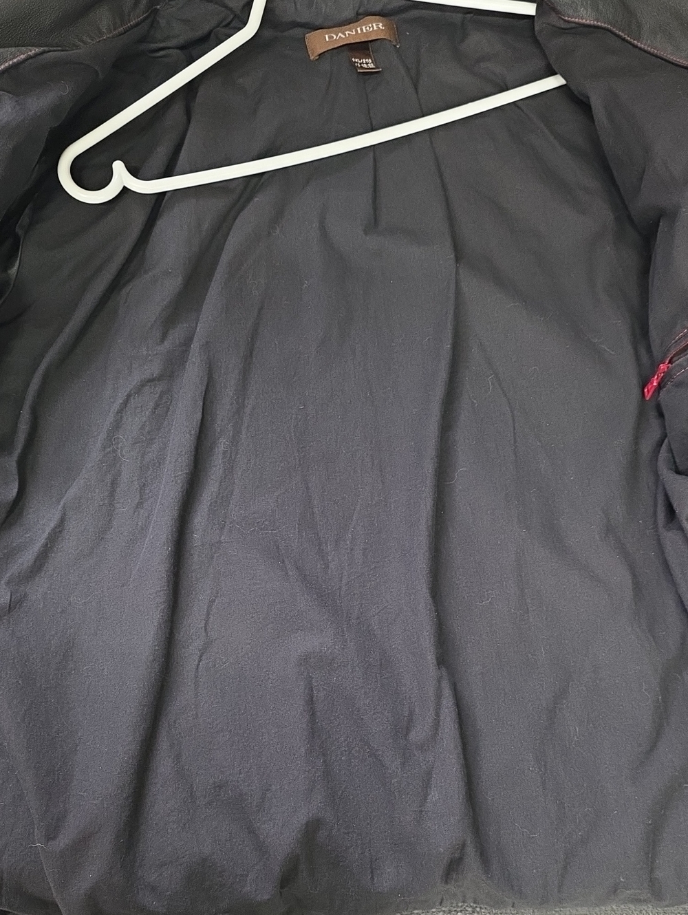 Danier Black Leather Moto Jacket with Zip Pockets - Picture 11 of 12